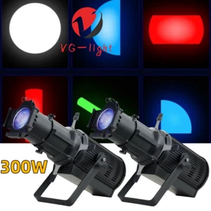 300W RGBW Led Profile Spot Light Leko Stage Lights 19 26 36° Ellipsoidal Light - Picture 1 of 10