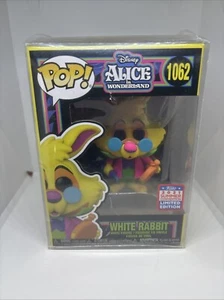 White Rabbit Blacklight #1062 ~ Funko Pop Alice Wonderland 2021 Summer Exclusive - Picture 1 of 6