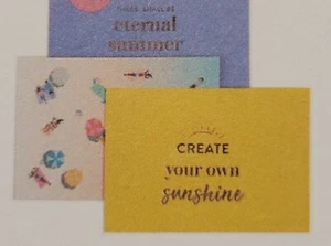 Erin Condren Sommer 2021 Saisonale Überraschungsbox NEU Postkarte Trio - KOSTENLOSER VERSAND - Bild 1 von 2