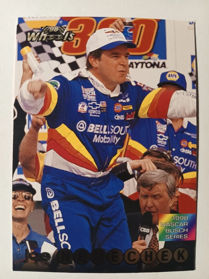 JOE NEMECHEK "BELL SOUTH MOBILITY" NASCAR BUSCH SERIES" 1998 WHEELS CARD #55 - Imagem 1 de 1