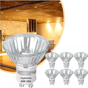 GU10+C 120V 50W Bulb - High Output 500LM GU10 Dimmable Bulb, MR16 GU10 Base Warm - Picture 1 of 5