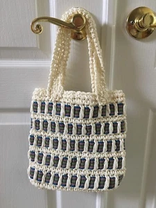 Damen Sommer gewebte Tasche aus Italien - Bild 1 von 6