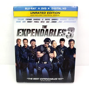 The Expendables 3 Unrated Edition Blu-Ray + DVD Movie - Picture 1 of 3