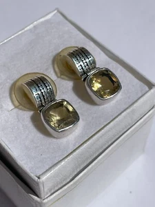 Citrine Sterling Silver Earrings - Lori Bonn - Picture 1 of 10