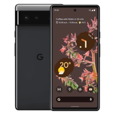 Google Pixel 6 128GB 5G Unlocked Smart Phone Black - UK MODEL - VERY GOOD A - Image 1 of 4