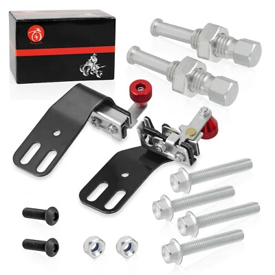 Pestillo de puerta suicida con armadura delantera izquierda y derecha rojo para Polaris RZR 570 800 900 Foto 1 de 4