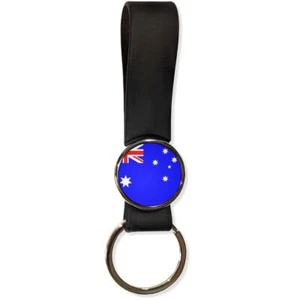 Australia Flag Silicone Loop Key Ring (35mm x 120mm) - Picture 1 of 8