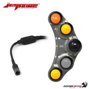 Pulsantiera JetPrime stradale sx 8 tasti titanio Ducati Streetfighter V4 20> - Picture 1 of 8