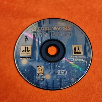 Star Wars: Episode I The Phantom Menace (Sony PlayStation 1, 1999) Disc & Manual - Image 1 of 2
