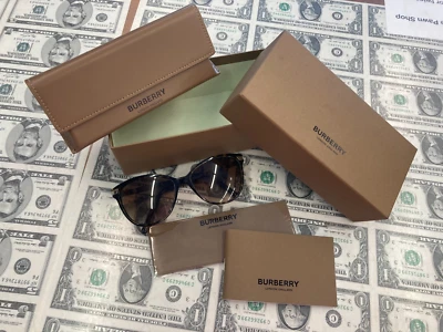 Gafas de sol Burberry B 4216 3002/13 marrón auténticas 57-16 140 3N Foto 1 de 4