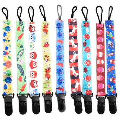 SpiriuS Baby Pacifier Clip Chain Ribbon Holder Soother Pacifier Clips Strap c