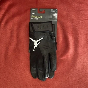 NIKE AIR JORDAN FORCE ELITE BASEBALL SCHLAGHANDSCHUHE SCHWARZ CK7379 081 GRÖSSE 3XL Neu - Bild 1 von 3
