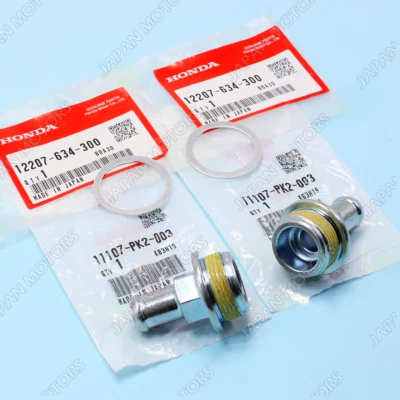 Kit de junta separadora y lavadora de aceite genuino Honda Prelude 12207634300 / 11107PK2003 Foto 1 de 4