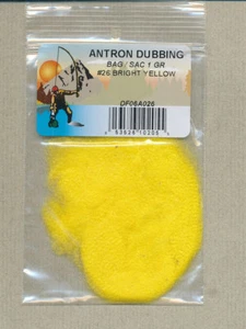 Antron Dubbing Bag - 1 gram - bright yellow - Picture 1 of 1