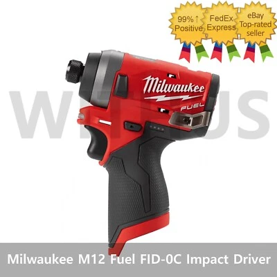 Milwaukee M12 FID-0C 12V Impact Driver Brushless Body only - Tracking_ - Image 1 of 4