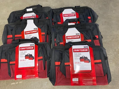 Brand New 6x Craftsman Tool Bag Combo 13" & 18" 9-37537 + Free Shipping - Image 1 of 4
