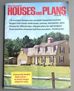 House Beautiful's Houses & Plans 1977 Special Edition Architecture Magazine - Picture 1 of 4