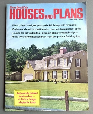 House Beautiful's Houses & Plans 1977 Special Edition Architecture Magazine - Image 1 of 4