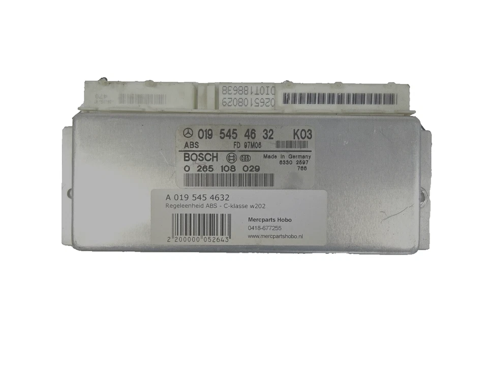 A0195454632 CENTRALINA SISTEMA ABS BOSCH MERCEDES CLASSE C W202 - Immagine 1 di 1