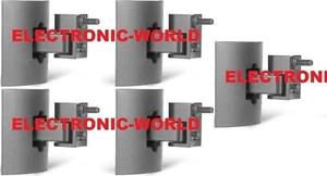 5 Rare Silver Genuine Bose Wall Mount Swivel Brackets for Cube Speakers - Picture 1 of 1