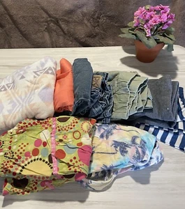 Girls Clothing (8 Pieces) Size 8, Skirt Jeggins Leggings Romper Shirt Jeans Etc. - Picture 1 of 21