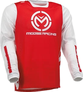 Moose Racing Sahara Jersey 23 2910-7427 Red/White Medium - Picture 1 of 1