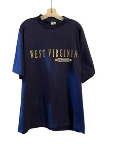 BRAND NEW West Virginia Mountaineers Tee Shirt XL Navy Blue Unisex - Picture 1 of 5