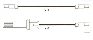 Lancia Dedra Delta 2.0 Formula Power Original 10mm Race Performance Cables HT - Picture 1 of 1