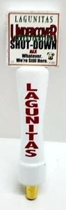 Manija de grifo de cerveza original de investigación encubierta Lagunitas cerrada cerveza blanca - Imagen 1 de 6