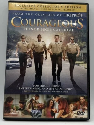 Courageous DVD Exclusive Collector’s Edition Honor Begins At Home Free Shipping - Image 1 of 3