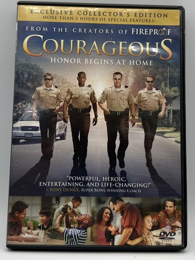 Courageous DVD Exclusive Collector’s Edition Honor Begins At Home Free Shipping - Image 1 of 3