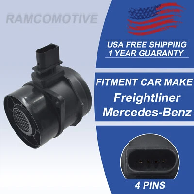 Sensor de flujo de masa de aire para Mercedes-Benz Freightliner Sprinter 3500 3,0 L 2,1 L Foto 1 de 4