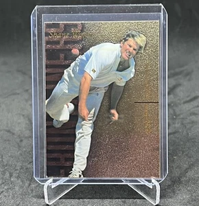 SHANE WARNE 1996 Futera Cricket Card Insert AUSTRALIA #FL7 4667/5000 PSA - Picture 1 of 2
