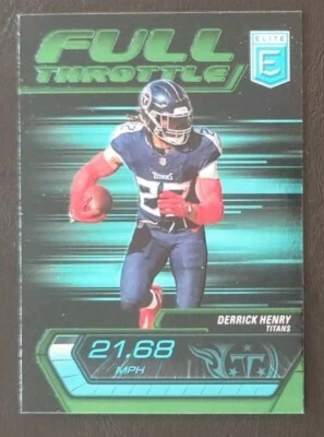 2024 Donruss Elite Derrick Henry Green Full Throttle #5 - Image 1 of 2