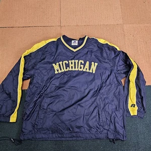 Michigan Wolverines Russell Athletic Lightweight Windwear Windbreaker XL Q8b - Bild 1 von 10