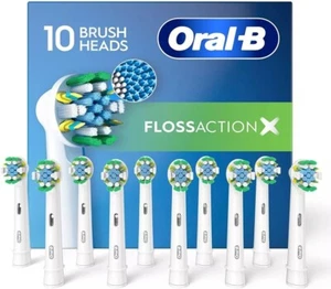 Oral-B Floss Action X Electric Toothbrush Replacement Heads - 10 Pack, sealed - Picture 1 of 2