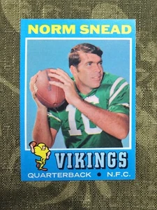 1971 Topps FB High #184 Norm Snead Vikings NM/MT+ centered! - Picture 1 of 2