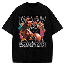 Victor Wembanyama Wemby 90's Vintage Style Retro Graphic Design T-Shirt