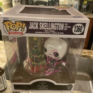 NIGHTMARE BEFORE CHRISTMAS Chris Sarandon & Danny Elfman DUAL signed POP Jack - Picture 1 of 7