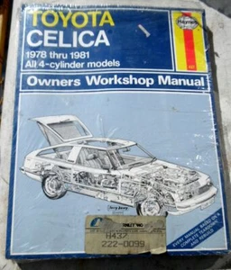Toyota Celica 1978 thru 1981 Haynes Owners Workshop Manual #437 - Bild 1 von 4