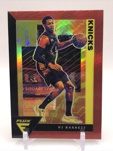2020-21 Panini Flux RJ Barrett Red Prizm #116 New York Knicks