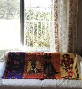 Mantón largo Hermes Carre en Carres 175 cm x 64 cm Pani la shar pawnee: Kermit Oliver: JP - Imagen 1 de 7