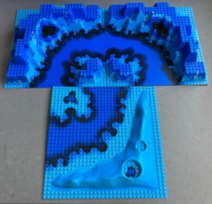 1995 / 1996 vintage LEGO Aquazone BASEPLATES LOT of 3 from # 6195 # 6190 - Picture 1 of 12