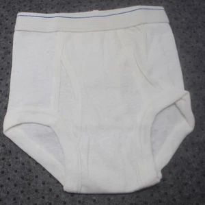 vintage 1960s Montgomery ward's Boys Brief Sz 3 single blue lined 1 (one) pair - Picture 1 of 3