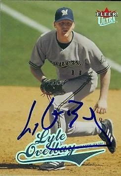 Lyle Overbay autographed Baseball Card (Milwaukee Brewers) 2004 Fleer Ultra #279 - Image 1 of 1