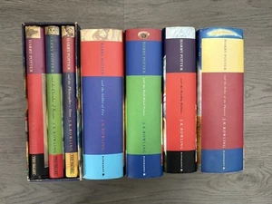 Harry Potter Full Set 1-7 Bloomsbury / TS Hardbacks Including 3x 1st Editions - Picture 1 of 22