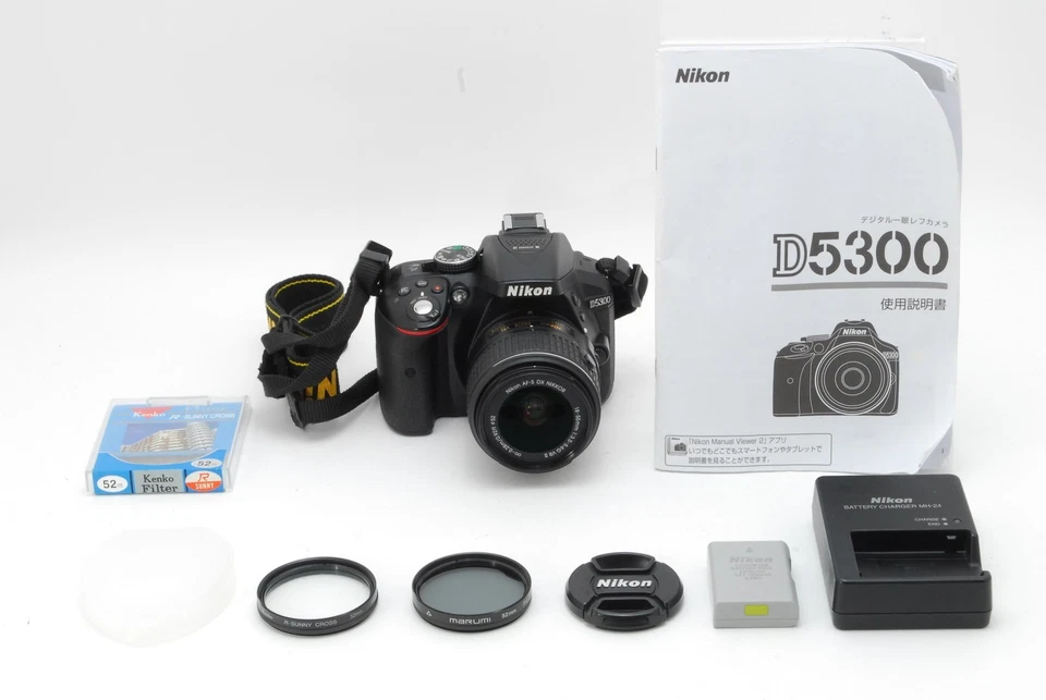 【MINT S/C11179】Nikon D5300 24.2 MP DSLR Digital SLR 18-55mm f/3.5-5.6 G VR II - Image 1 of 4