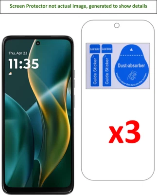 3x Protector Pantalla Motorola Moto G Play (2025) con tela y pegatinas Foto 1 de 3