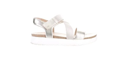 Hush Puppies 女式 Parra 金色踝带凉鞋 8 码 (7802687) — 第 1/4 张图片