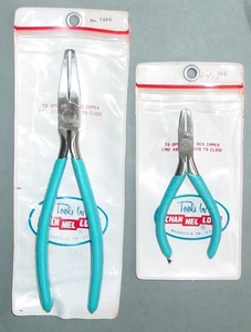 2 Channellock Long Short Reach Vintage Lock Cap Pliers Lot 48G 748G USA Tool - Bild 1 von 24